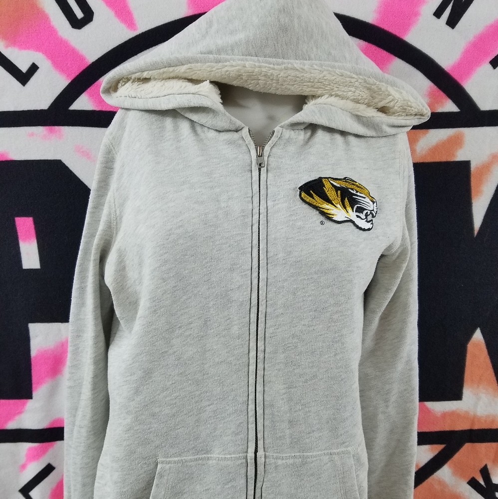 Victoria's Secret PINK faux fur hoodie